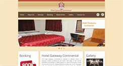 Desktop Screenshot of hotelgatewaycontinental.com